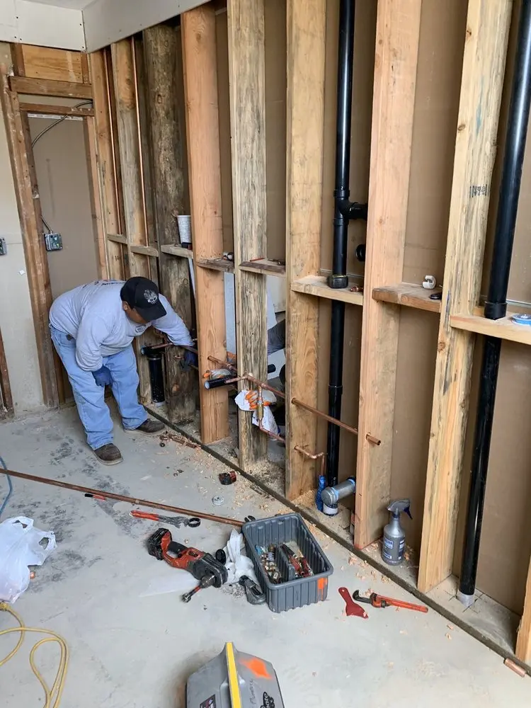 Commercial rough-in plumbing for Gas Line Repair in Moscow Hill